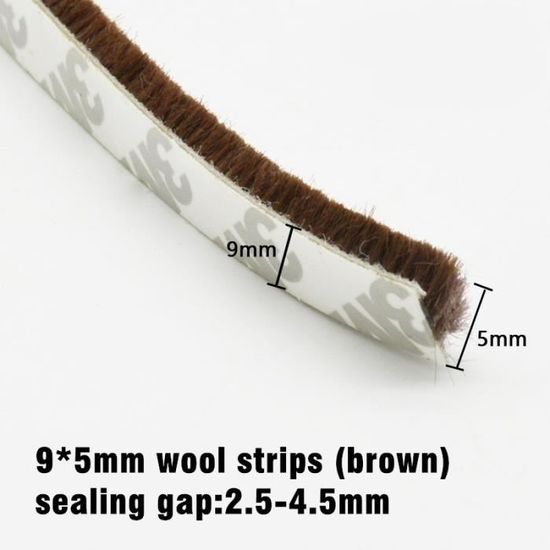 Joint Brosse Porte,Bande De Joint Brosse,Bande De Brosse Autocollant