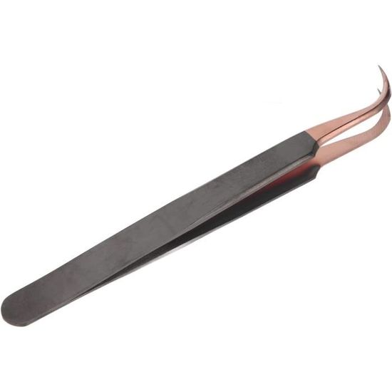 Pince à Cils Professionnelle En Acier Inoxydable - Pour Extensions De Cils Et Maquillage - Précision Et Durabilité