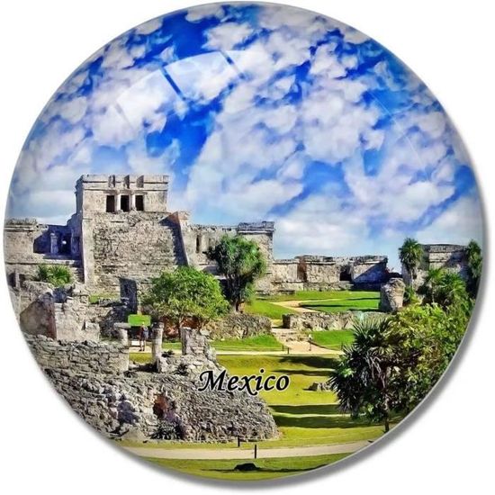 Mexique Mexique Tulum Ruines Mayas Cancun Aimant de