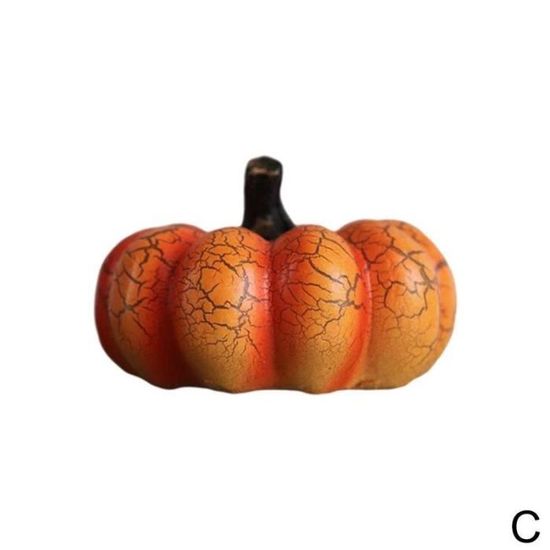 Lot De 3 Lanternes Citrouille LED - Décoration Automne Et Halloween - Lumière Chaude, Piles Incluses - 11