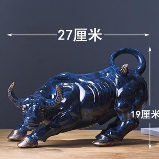 Tête de taureau - Tête de taureau - Cornes - Décoration murale - En