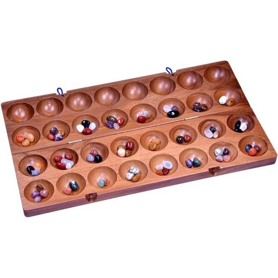 Pressman 104426.106 Mancala in scatola pieghevole giochi, multicolore, confezione da 1