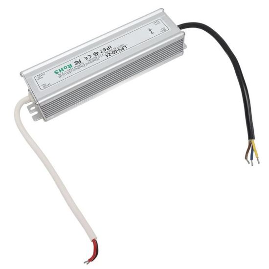 Transformateur LED étanche IP67 - 12V/24V - Pour Bande LED - Alimentation 240V - Garantie 3 Ans