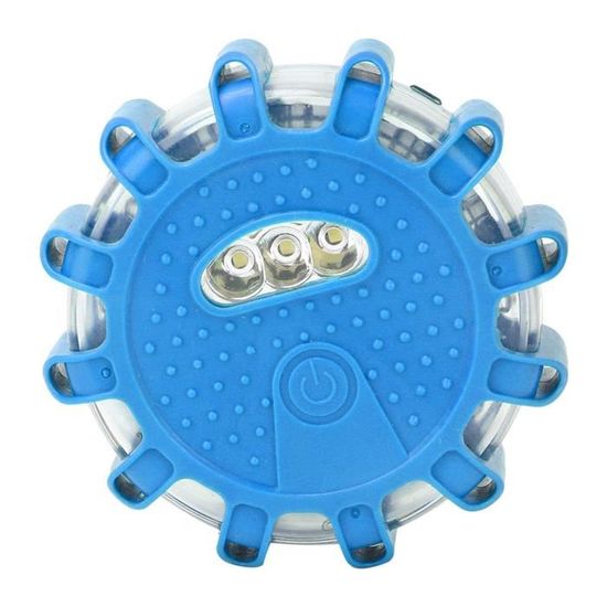 30 LED Voyant D'Avertissement Urgence Voiture - Lampe Stroboscopique Clignotante Jaune Pour Véhicules