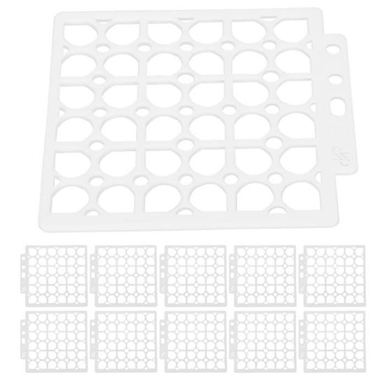 12 Pièces Pochoirs De Peinture De Points De Mandala Pochoirs Reutilisables 3 5 5 1 5 8 7 9 Pouces Modele De Mandala Segmente Pour Diy Mur Tuile Papier Verre Metal Art 4 Tailles