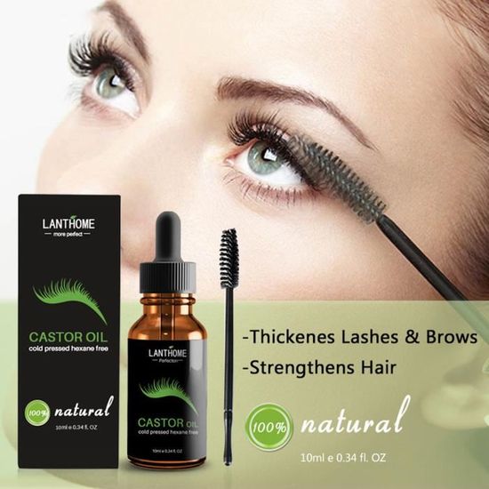 Solution nutritive de rehausseur liquide de croissance rapide des cils nourrissante 10ML