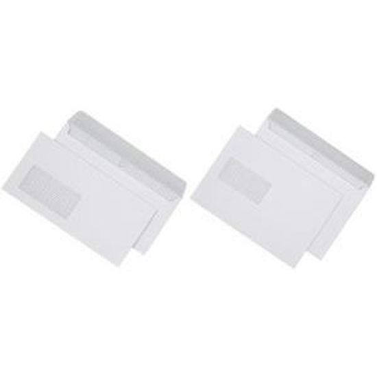 50 pochettes//enveloppes c5//a5 blanc haftklebend sans fenêtre 162x229 MM