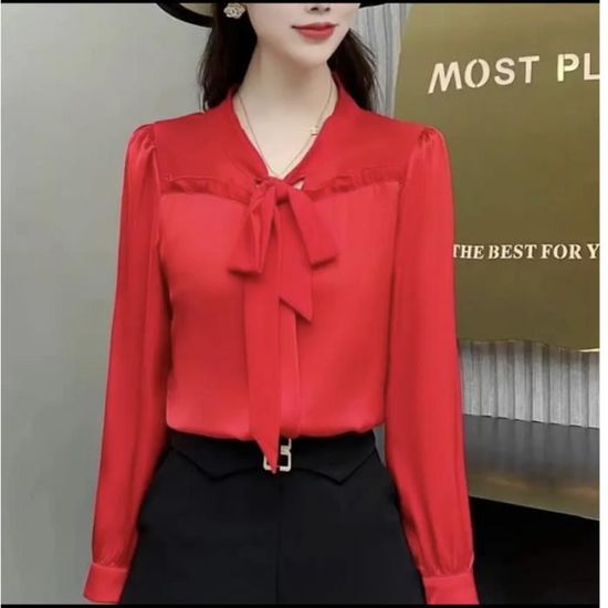 Chemise femme noeud store