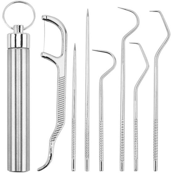 Porte-Cure-Dents Titan + Porte-Clés - Lot De 2 - Léger Et Étanche Pour Camping Ou Voyage