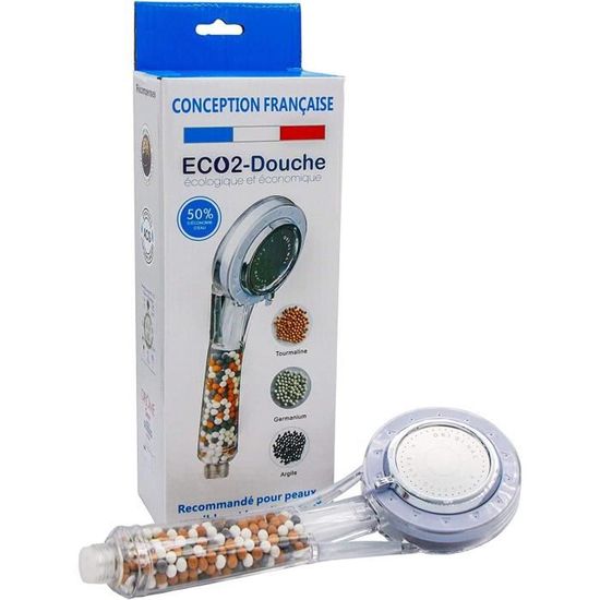 Eco2Douche Original Nouvelle Version Pommeau de Douche Écologique Économique Universel