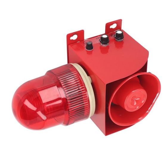 Industrielle Alarmsirene, 130 DB, 40 W, Industrielle Alarm-Sicherheitssirene, Notfall-Alarmhorn für den Innen- und Außenbereich für Zuhause