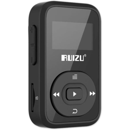 Clip Lecteur Mp3 Bluetooth Ruizu X26 8 Go Avec Écran 30 Heures Support ...