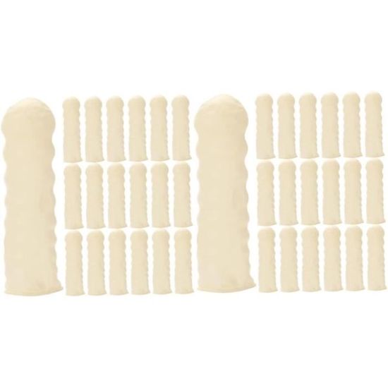 750 Doigtiers Latex Jetables Anti-Statiques - Protection Doigts Pour Beauté, Électronique Et Industrie