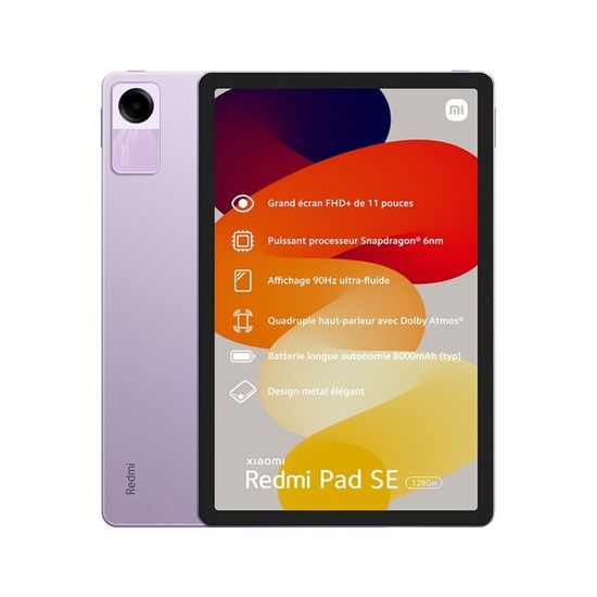 Tablette Xiaomi Redmi Pad 2 - Écran 11" 2.5K 90 Hz, 4 Go RAM, 128 Go, Batterie 9000 MAh - Gris (chargeur Inclus) - 3