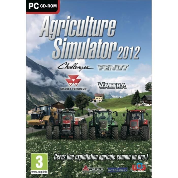 AGRICULTURE SIMULATOR 2012 / Jeu PC