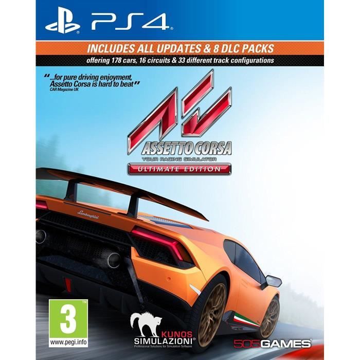 505 Games Assetto Corsa Ultimate Edition PS4 - vue 3