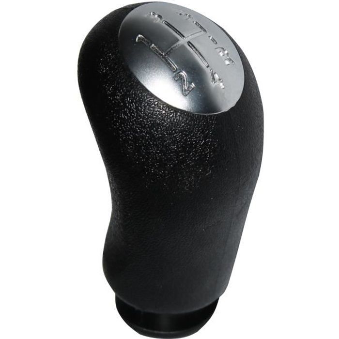 Aerzetix - Pommeau de levier de vitesse pour Renault/Dacia Clio Espace Kangoo Twingo Symbol Fluence Duster Logan Sandero Dokker