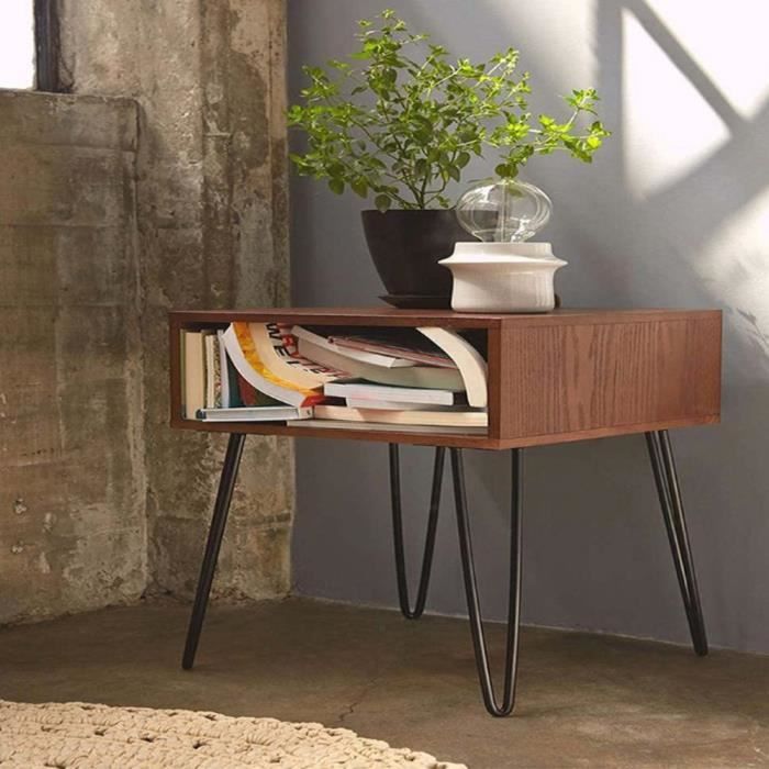 YUDAN 4pcs Pied de Table Basse 30CM 2 tiges en Métal Pied Meuble Haute Qualité Pieds Epingle DIY Pieds pour Table Pied de Chaise ave