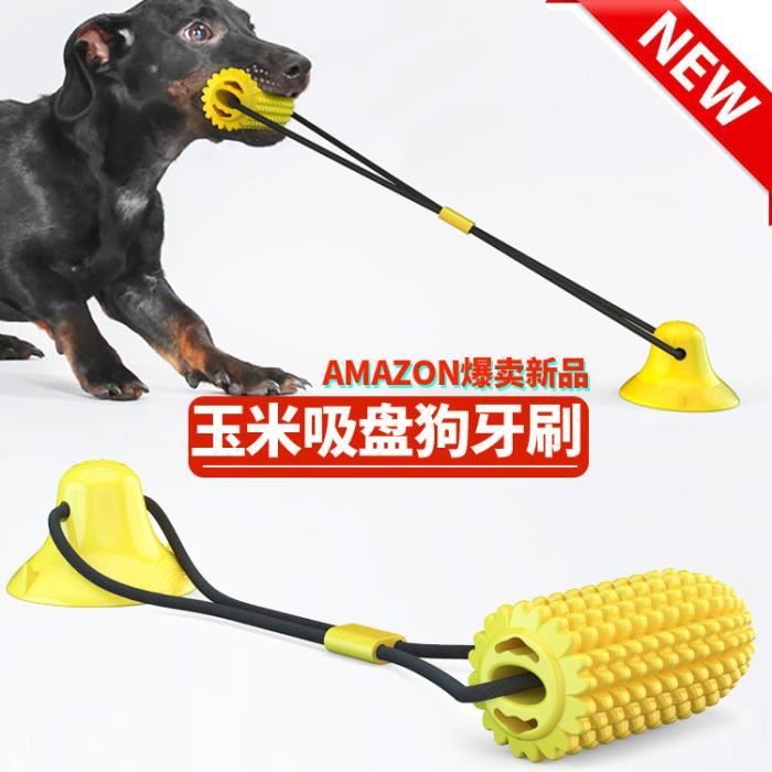 Fournitures pour animaux de compagnie nouveau produit vente chaude, sucker maïs cordon de serrage jouet pour chien bâton molaire rés