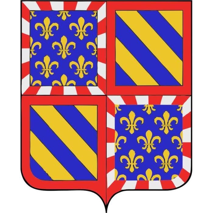 Autocollant sticker voiture blason bourgogne