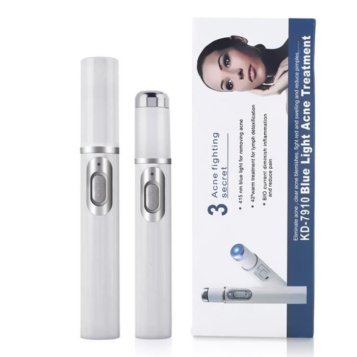 Mode lumière bleue stylo acné instrument de beauté soins personnels cadeau de thérapie photonique