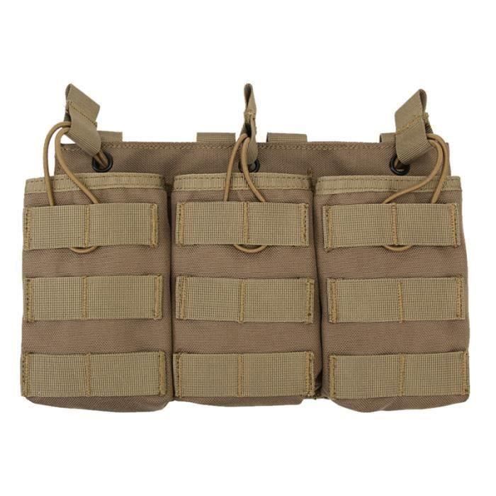 1 PC Molle Triple sac Durable Portable polyvalent suspendu poche accessoire pochette pour randonnée chasse SAC A DOS DE RANDONNEE