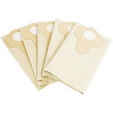 Parkside Lot de 5 sacs d'aspirateur pour aspirateurs eau et poussière Lidl Parkside PNTS 1400, 1500 A1, B1, B2, B3, C1, C3, D1, E2,