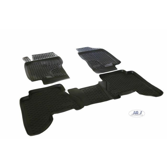 | TAPIS DE SOL EN CAOUTCHOUC 3D EXCLUSIVE COMPATIBLE AVEC NISSAN PATHFINDER 2005-2012