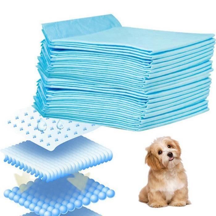Lot de 50 Tapis Educateurs MORFONE - Educateur de chien - 45cmX60cm - Hygiénique d’Entraînement pour Apprentissage de la Propreté