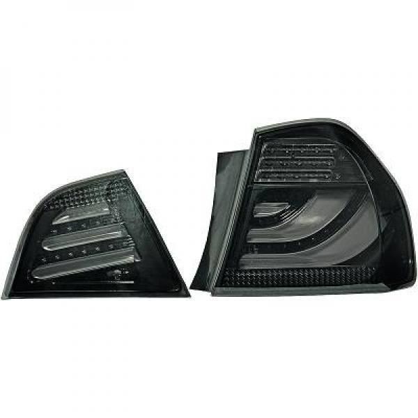 Kit de feux arrières teinté noir BMW Série 3 (E90, E91) de 09 à 12 - 1216395