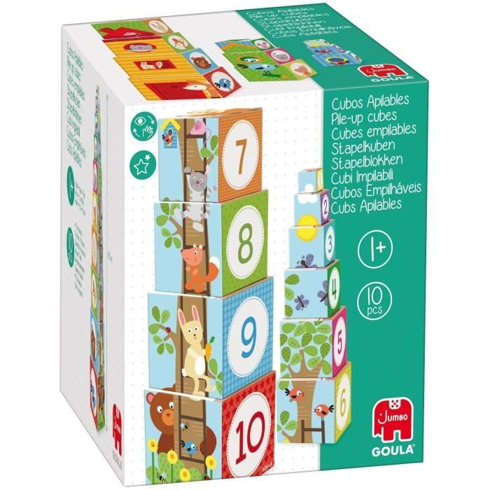 Goula - 55219 - Cubes empilables Forêt