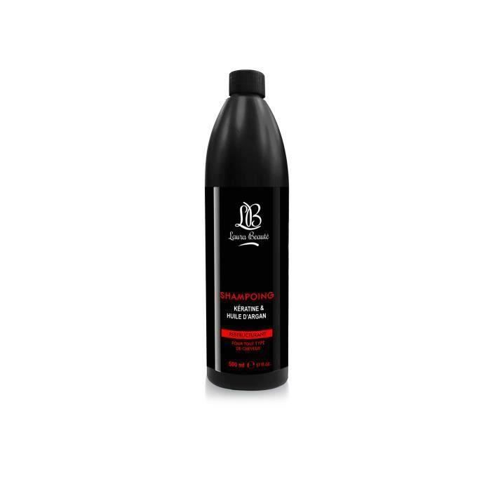 Shampoing Kératine & Huile d'Argan
