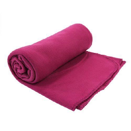 Lovely Casa P45813003 Harmonie Couverture Polyester Prune 240 x 220 cm
