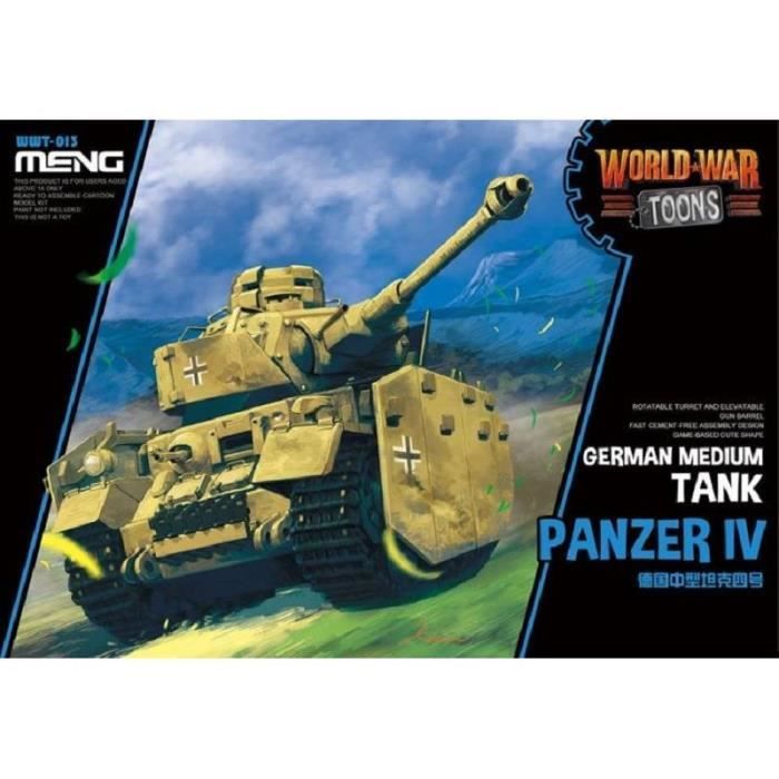 Maquette Char World War Toons German Medium Tank Panzer Iv - MENG