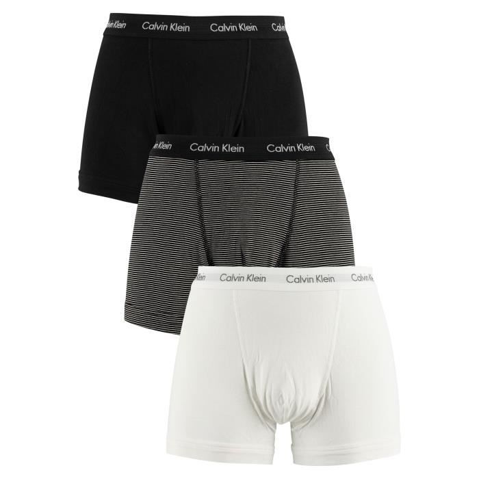 Calvin Klein Pack de 3 boxers, Multicolore, Homme