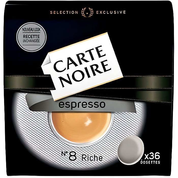 CARTE NOIRE Dosettes Espresso N°8 x36 - 250 g