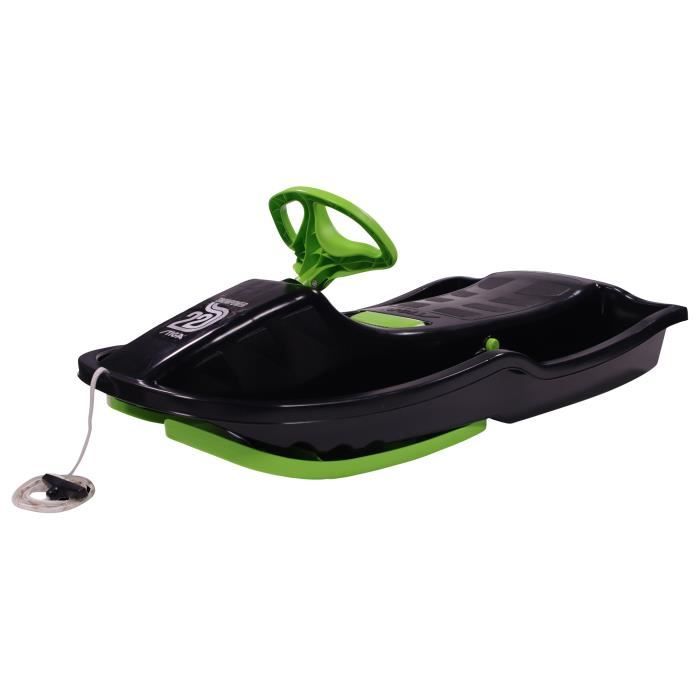 STIGA Luge Bob à volant Snowpower - Noir et Vert