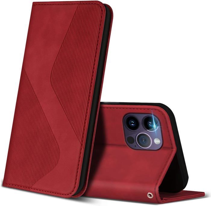 Coque iPhone 11 Pro Max en Cuir PU Ultra Mince et Magnétique, Couleur