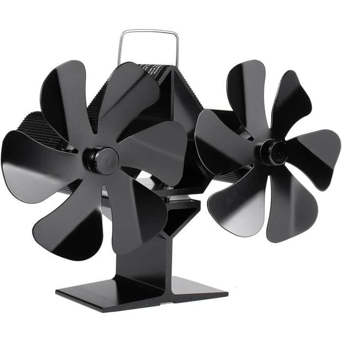 Pretfy Ventilateur 50mm 12 Lames - Hélice Plastique Pour RC Planes, Accessoire Modélisme Noir (Palette Positive)