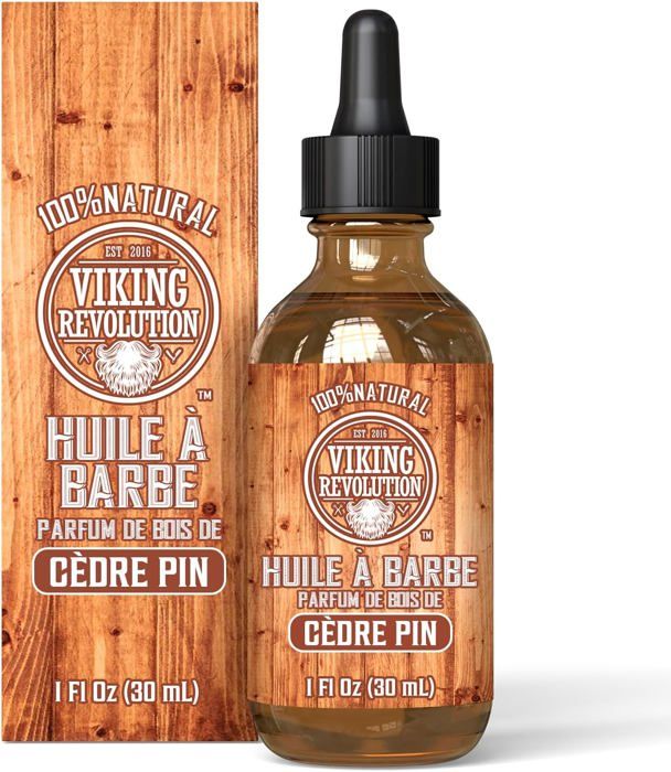 Huile Pour Barbe Viking Revolution 30ml - Parfum Cèdre & Pin, Naturelle Et Sans Parabène