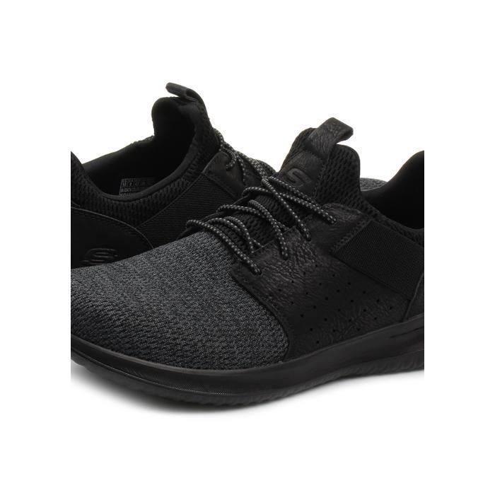 Skechers Chaussures Baskets Homme Confort Skechers Delson Camben Noires Taille 40 EU