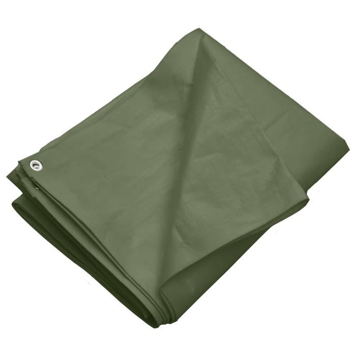 “Winter SaleTOP Bâches Vert - Bâche 260 g/m² 3x3 m Vert PEHD PRO74567