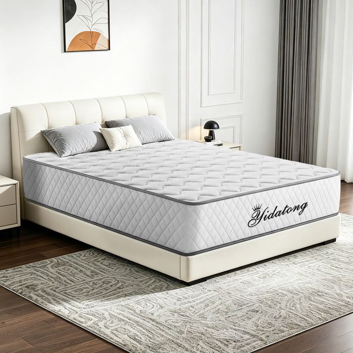 Matelas 90x200 cm OEKO-TEX Mousse mémoire de forme Silence Ergonomique et Anti-acariens Chaud et Respirant Épais 26 cm