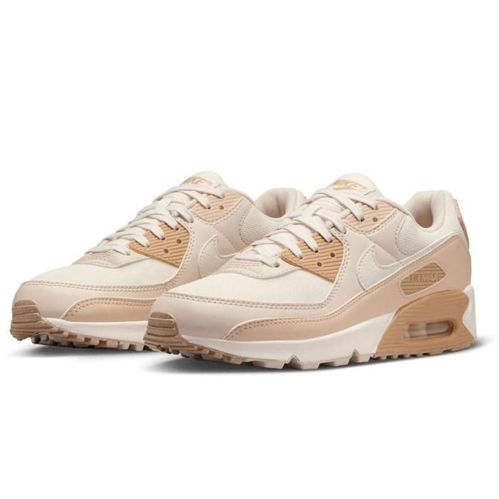 CHAUSSURES DE BASKET-BALL Nike Air Max 90 W Size Japan Sneakers Phantom/Sail/Beige DH8010-004 23.5cm
