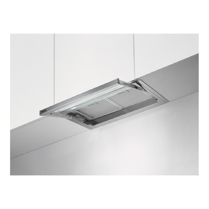 Hotte Semi-Intégrée AEG DPE4641M – 600 m³/h, 68 dB, Inox - vue 6