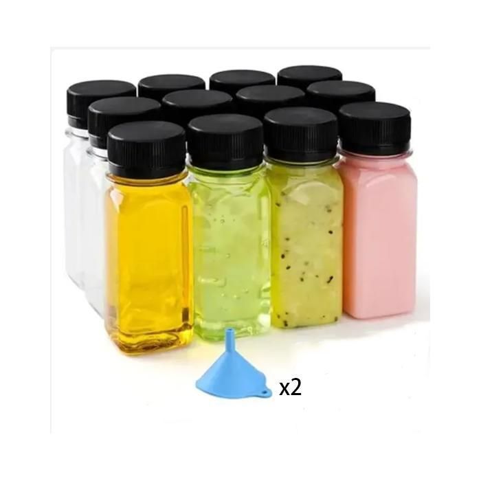 Gourdes compactes portables et réutilisables. Idéales pour les voyages le sport et diverses autres occasions. Lot de 20 60 ml