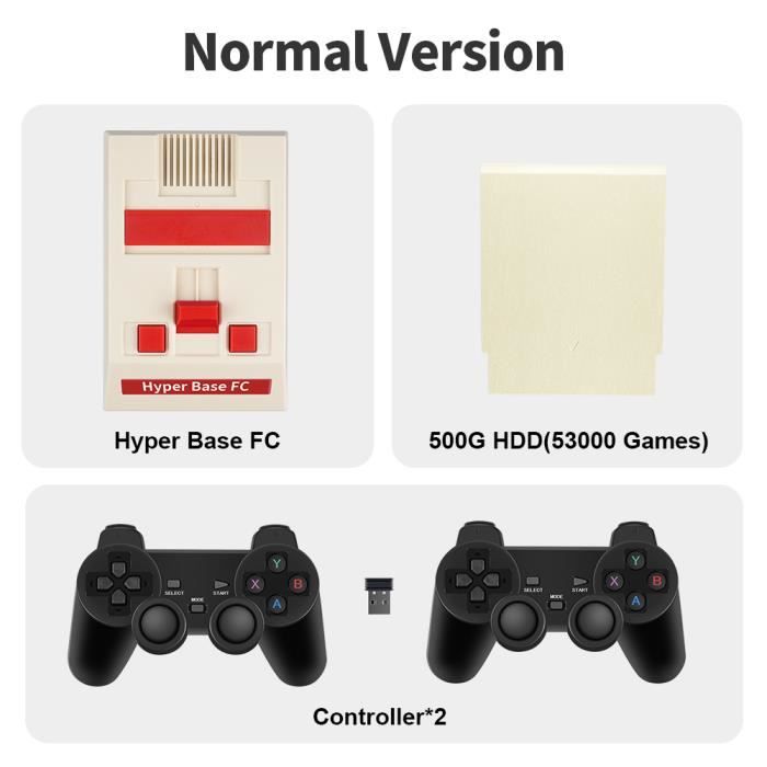 PS3 Slim 12Go + Disque Dur 500Go Intégré + 2 Manettes + 15 Jeux - Occasion