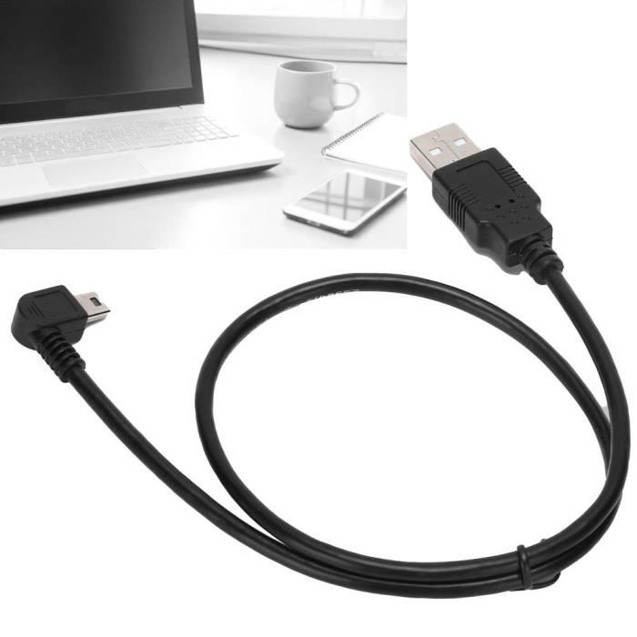 CHXCâble USB ‑ A vers mini USB ‑ B Câble USBA vers Mini USBB Mâle