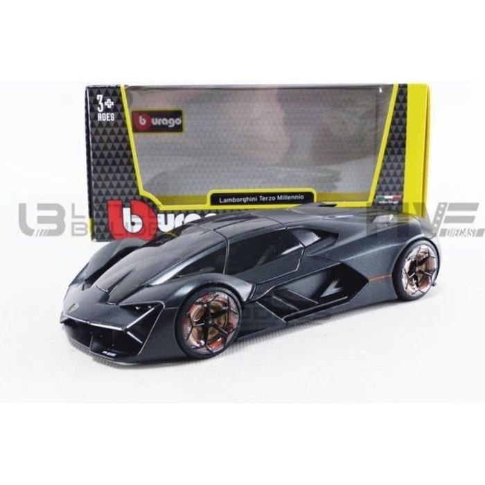 Voiture Miniature De Collection Bburago 1 24 Lamborghini Terzo Millennio 2019 Dark Grey 21094s Achat Vente Vehicule Circuit Cdiscount