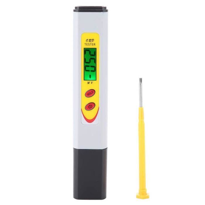 Testeur ORP Redox Stylo - Mesure -1999 à 1999 MV - Pour Eau Potable, Piscine, Aquarium, Spa - 12